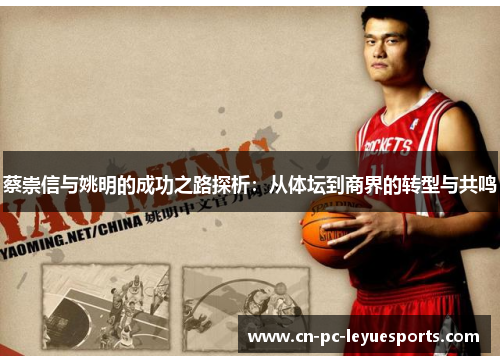 蔡崇信与姚明的成功之路探析:从体坛到商界的转型与共鸣 蔡崇信与姚明的成功之路探析:从体坛到商界的转型与共鸣