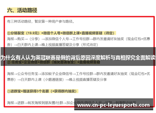 为什么有人认为英冠联赛是假的背后原因深度解析与真相探究全面解读