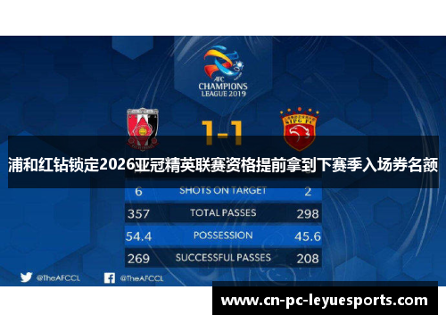 浦和红钻锁定2026亚冠精英联赛资格提前拿到下赛季入场券名额 浦和红钻锁定2026亚冠精英联赛资格提前拿到下赛季入场券名额